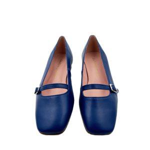 Zapato Tacón Hebilla Napa