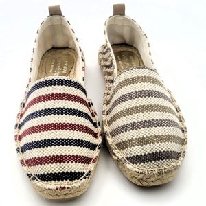 Alpargata De Rayas Multicolor con suela de goma