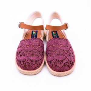 Alpargata tintada hebilla