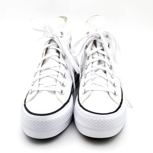 Bota Lona Cordón Plataforma