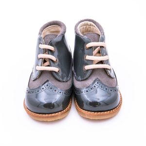 Botita Cordón Charol Ante