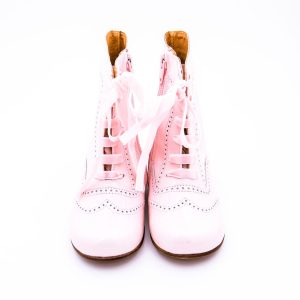 Bota Cremallera Cordón Charol