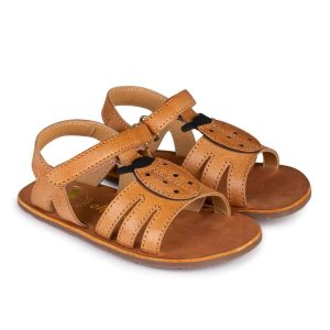 Sandalia de piel RESPETUOSA mariquita