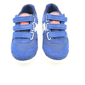 Deportivo o playera tres velcros Marino y Naranja Munich