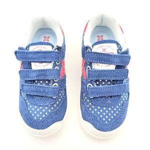 Deportivo o playera tres velcros lunares Niña Munich