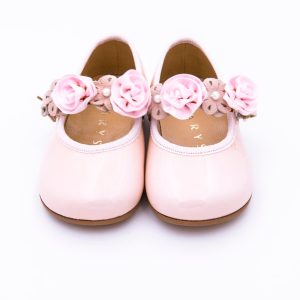 Mercedes Flores Hebilla Charol