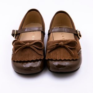 Mercedes Hebilla Lengüeta Charol Ante