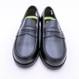 Mocasín Colegial en PIEL con suela de Goma.