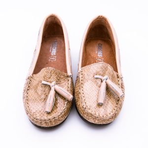 Mocasín Charol Borlas