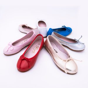 Parisina o bailarina en napa piel con suela antideslizante