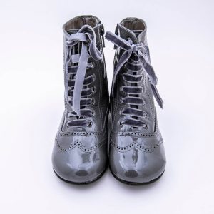 Bota Pascuala Cordón Y Cremallera Charol Hamiltom