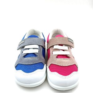 Playera o deportiva respetuosa barefoot con velcro y cordones elasticos ZapyFlex