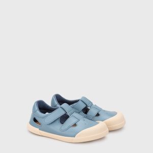 Sandalia piel RESPETUOSA con puntera de goma