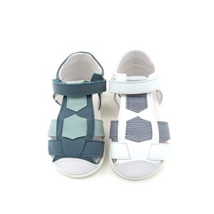 Sandalia Respetuosa Barefoot un velcro puntera de goma