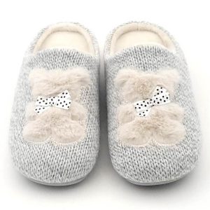 Zapatilla Para Casa Abierta De Osito