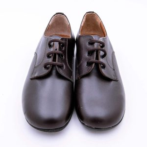 Zapato Hamilton Inglés Colegial En Napa Piel Con Cierre De Cordónes Con Suela De Goma Antideslizante