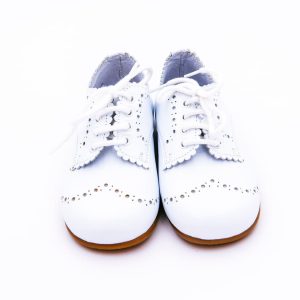 Zapato Cordón Picados Piel