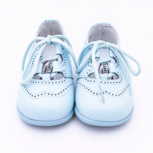 Zapato ingles en napa piel de la marca Hamiltom con cierre de cordones