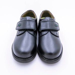 Zapato De Velcro Colegial De La Marca Gorila En Napa Piel Y Suela De Goma Antideslizante