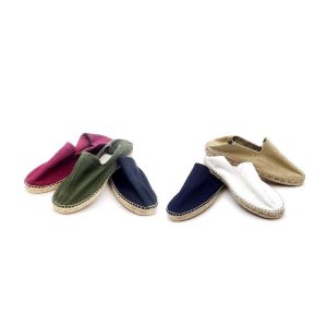 Alpargata Para Hombre En Tejido De Espiga Y Con Suela De Yute Con Goma