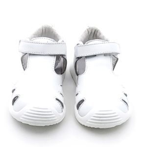 Respetuoso Barefoot Sandalia Piel Cierre Vlecro Suela flexible