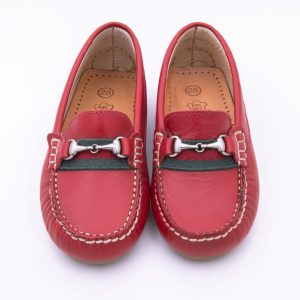 Mocasín Adorno Metálico Piel