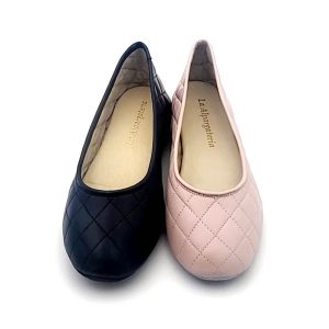  Zapatillas Clásicas para casa cerradas en PIEL COSIDA TIPO CHANNEL