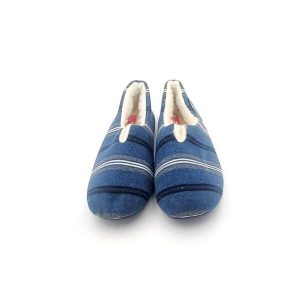 Zapatilla cerrada rayas