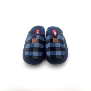 Zapatilla descalza cuadros