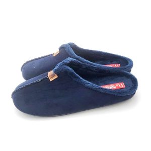 Zapatilla en algodón descalza con pelo