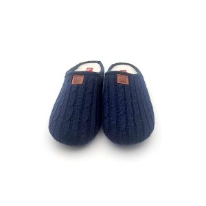 Zapatilla descalza punto lana