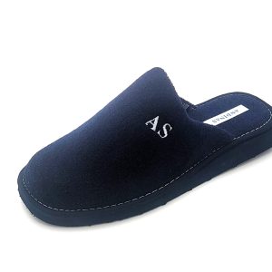 Zapatilla para casa destalonada tipo ZUECO con suela ligera de algodón